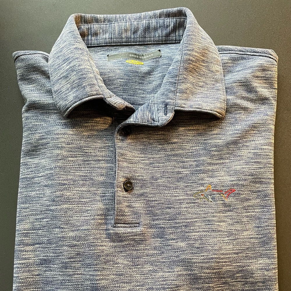 Greg Norman short sleeve golf shirt blue size L/G men’s